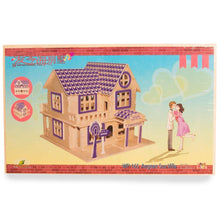Load image into Gallery viewer, Family Home House Building Model Kit Wooden 3D Puzzle