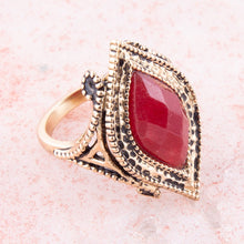 Load image into Gallery viewer, Cleopatra Bordeaux Quartz Ring