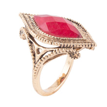 Load image into Gallery viewer, Cleopatra Bordeaux Quartz Ring