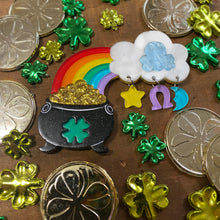 Load image into Gallery viewer, Clover the Rainbow Brooch by Lipstick &amp; Chrome