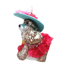 Load image into Gallery viewer, Cocker Spaniel w/Hat Ornament by December Diamonds