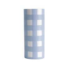 Load image into Gallery viewer, Gingham Column Vase