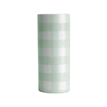 Load image into Gallery viewer, Gingham Column Vase