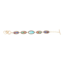Load image into Gallery viewer, Concho Colorful Golden Link Bracelet