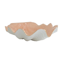 Load image into Gallery viewer, Clam Shell Bowl with 22K Gold Accent