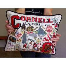 Load image into Gallery viewer, Cornell University Collegiate Embroidered Pillow by CatStudio