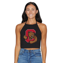 Load image into Gallery viewer, Cornell Black Halter Top