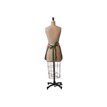 Load image into Gallery viewer, Embroidered &amp; Printed Christmas Apron with Pom Poms &amp; Pocket