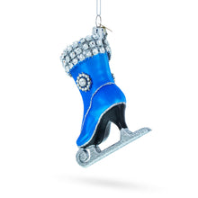 Load image into Gallery viewer, Figure Ice Skating Glass Christmas Ornament