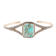 Load image into Gallery viewer, Credence Genuine Turquoise Cuff Bracelet