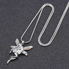 Load image into Gallery viewer, Beautiful Fairy Cremation Urn Necklace