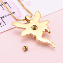 Load image into Gallery viewer, Beautiful Fairy Cremation Urn Necklace