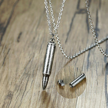 Load image into Gallery viewer, Bullet Shaped Cremation Necklace