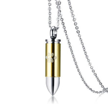 Load image into Gallery viewer, Bullet Shaped Pet Cremation Necklace
