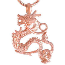 Load image into Gallery viewer, Chinese Dragon Cremation Urn Necklace