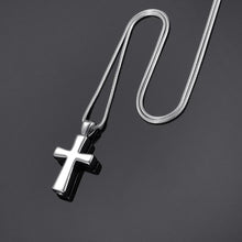 Load image into Gallery viewer, Classic Cross Cremation Urn Necklace