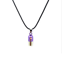 Load image into Gallery viewer, Colored Cylinder Love Cremation Urn Necklace