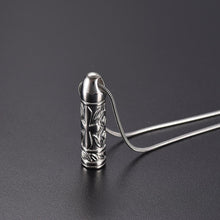 Load image into Gallery viewer, Cross Cylinder Cremation Urn Necklace