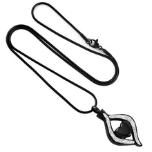 Load image into Gallery viewer, Crystal Teardrop With Heart Cremation Urn Necklace With Rhinestones