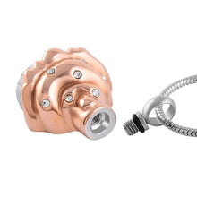Load image into Gallery viewer, Cupcake Shaped Cremation Urn Necklace
