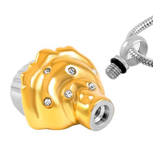 Load image into Gallery viewer, Cupcake Shaped Cremation Urn Necklace