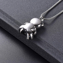 Load image into Gallery viewer, Cute Teddy Bear With Heart Cremation Urn Necklace