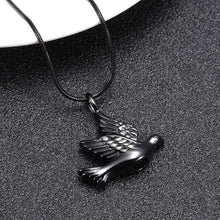 Load image into Gallery viewer, Dove Shaped Cremation Urn Necklace