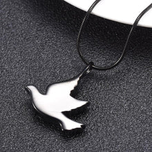 Load image into Gallery viewer, Dove Shaped Cremation Urn Necklace