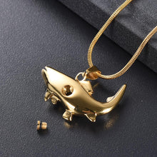 Load image into Gallery viewer, Fish Shaped Cremation Urn Necklace