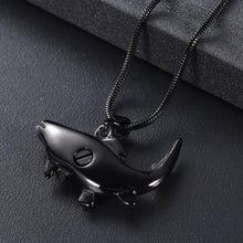 Load image into Gallery viewer, Fish Shaped Cremation Urn Necklace