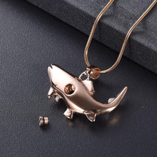 Load image into Gallery viewer, Fish Shaped Cremation Urn Necklace