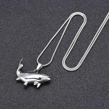 Load image into Gallery viewer, Fish Shaped Cremation Urn Necklace