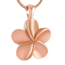 Load image into Gallery viewer, Flower Cremation Urn Necklace