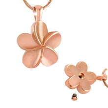 Load image into Gallery viewer, Flower Cremation Urn Necklace