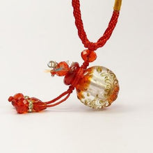 Load image into Gallery viewer, Glass Flask Shaped Cremation Urn Necklace