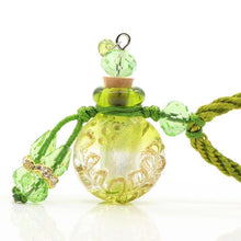 Load image into Gallery viewer, Glass Flask Shaped Cremation Urn Necklace