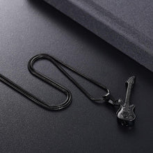 Load image into Gallery viewer, Electric Guitar Cremation Urn Necklace
