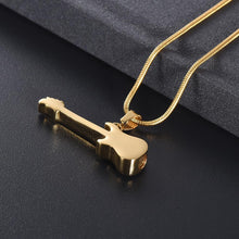 Load image into Gallery viewer, Electric Guitar Cremation Urn Necklace