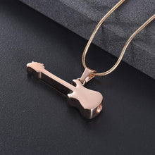 Load image into Gallery viewer, Electric Guitar Cremation Urn Necklace