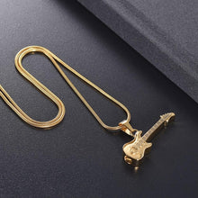 Load image into Gallery viewer, Electric Guitar Cremation Urn Necklace