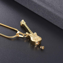 Load image into Gallery viewer, Electric Guitar Cremation Urn Necklace