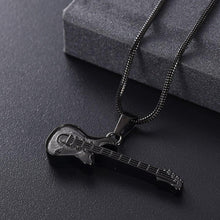 Load image into Gallery viewer, Electric Guitar Cremation Urn Necklace