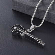 Load image into Gallery viewer, Electric Guitar Cremation Urn Necklace
