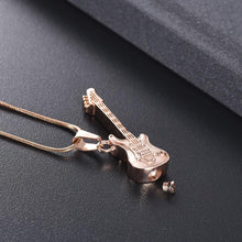 Load image into Gallery viewer, Electric Guitar Cremation Urn Necklace