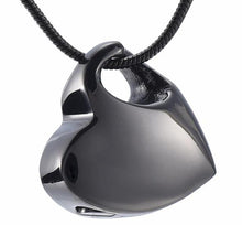 Load image into Gallery viewer, Heart Shaped Cremation Urn Necklace