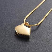 Load image into Gallery viewer, Heart Shaped Cremation Urn Necklace