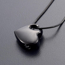 Load image into Gallery viewer, Heart Shaped Cremation Urn Necklace