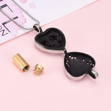 Load image into Gallery viewer, Heart Shaped Locket "Always In My Heart" Cremation Urn Necklace