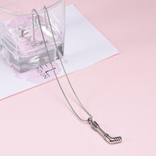 Load image into Gallery viewer, Hockey Stick Cremation Urn Necklace
