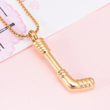 Load image into Gallery viewer, Hockey Stick Cremation Urn Necklace